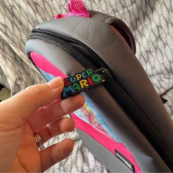 Nintendo Pink and Gray Backpack with Princess Peach 🍑 - Picture 5 of 8